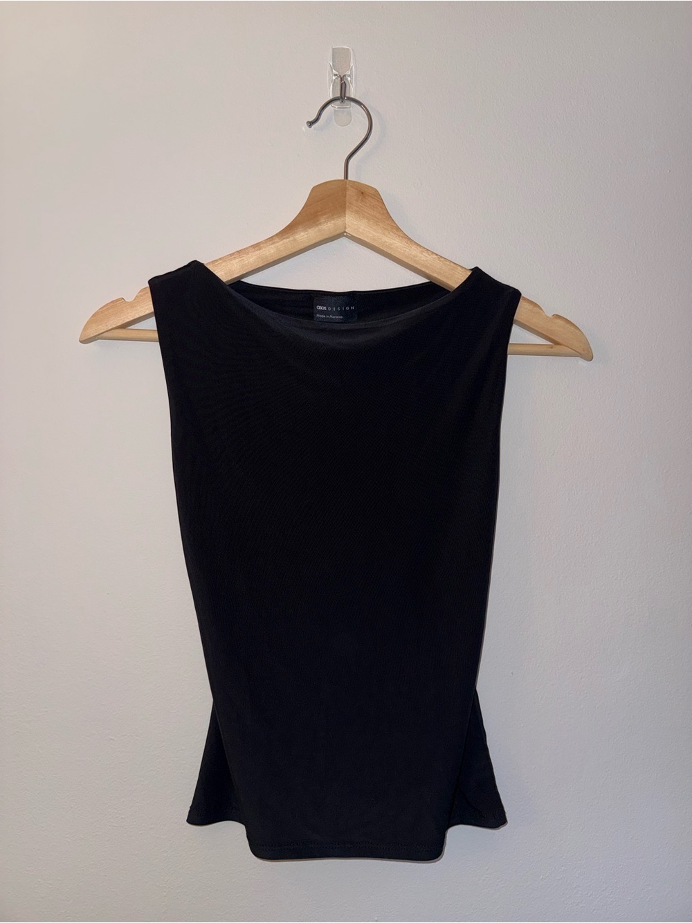 ASOS Black Sleeveless Tank Top